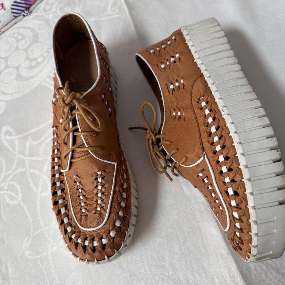 Silent D Brodies Sneaker Tan White combo